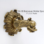 bronze fountain water spouts