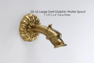Large Swirl Dolphin Spout