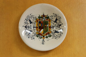 Linea Pisa Round Wall Plate Verde
