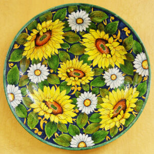 Linea Girasoli Round Wall Plate