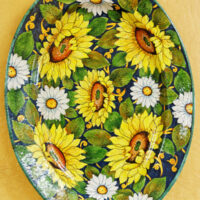 Linea Girasoli Oval Platter