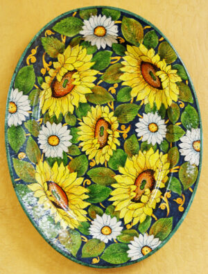 Linea Girasoli Oval Platter