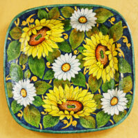 Linea Girasoli Square Wall Plate
