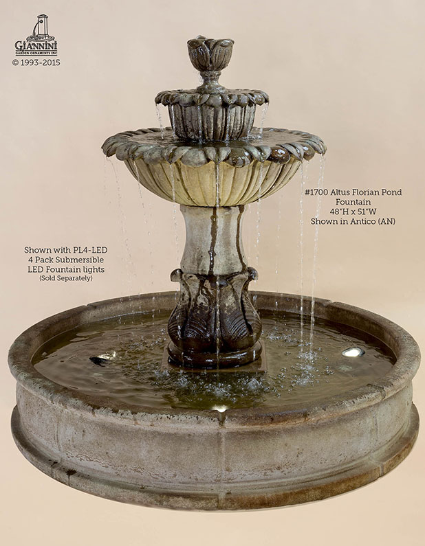 Photos of Garden Fountains, Planters, Statues Giannini Garden