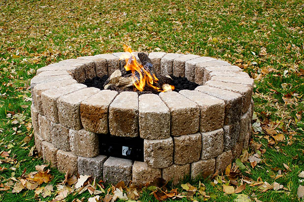 Cobblestone Fire Pit