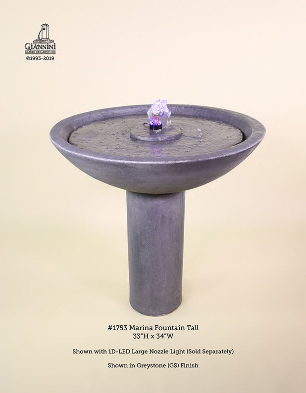 1753 Marina Fountain Tall