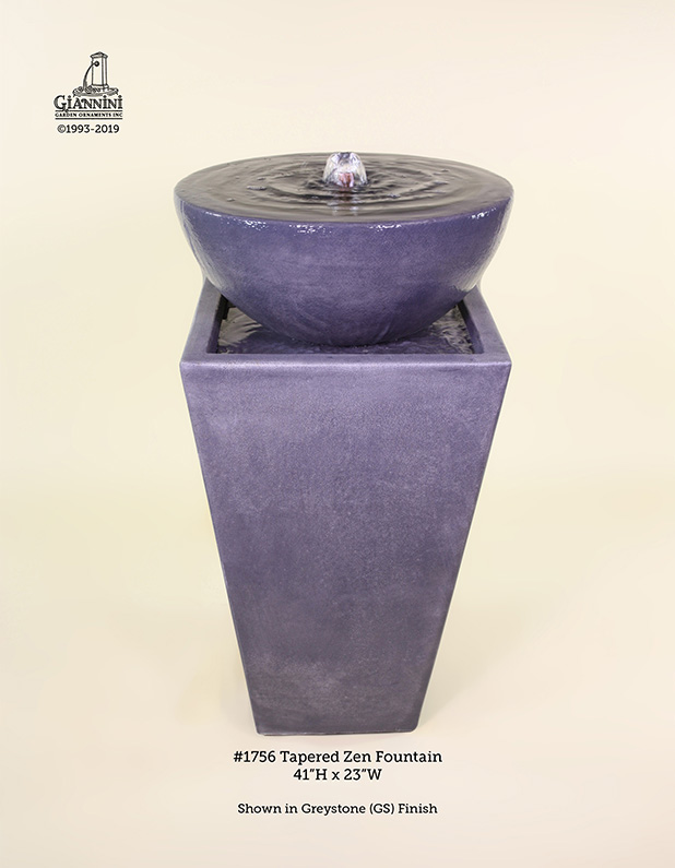 1756 Tapered Zen Fountain