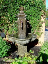#1582 Limone Courtyard Fountain for Rustic Iron Spouts.jpg