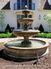 #1288 Provence Three Tier Fountain w/ #1300 Provence Pond.jpg