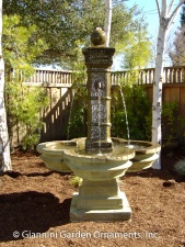 #1595 Grand Avignon Courtyard Fountain for Rustic Iron Spouts.jpg