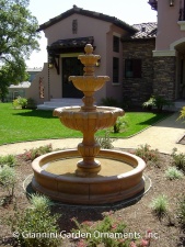 #1198 Versailles Garden Pond Fountain