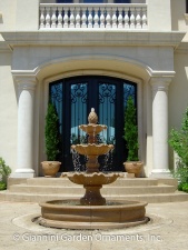 #1174 Garda Three Tier Pond Fountain