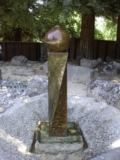 #1419 Twist Rock Fountain with Ball.jpg